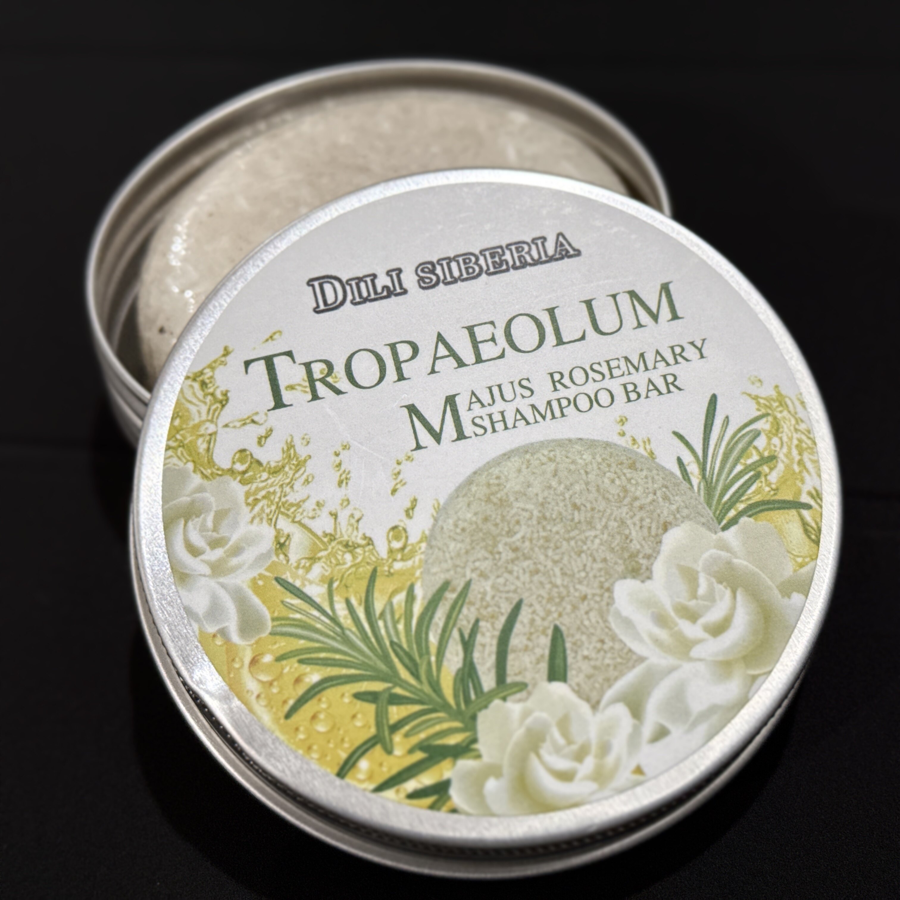 固发防脱告别头痒 dili siberia旱金莲迷迭香 墨旱莲洗发皂除螨