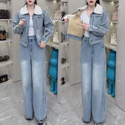 简约休闲气质百搭减龄保暖两件套