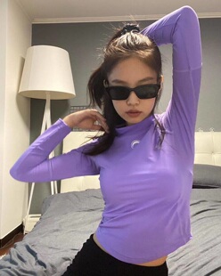 大媛家Sunny jennie联名偏光墨镜女金智妮同款长方形太阳眼镜