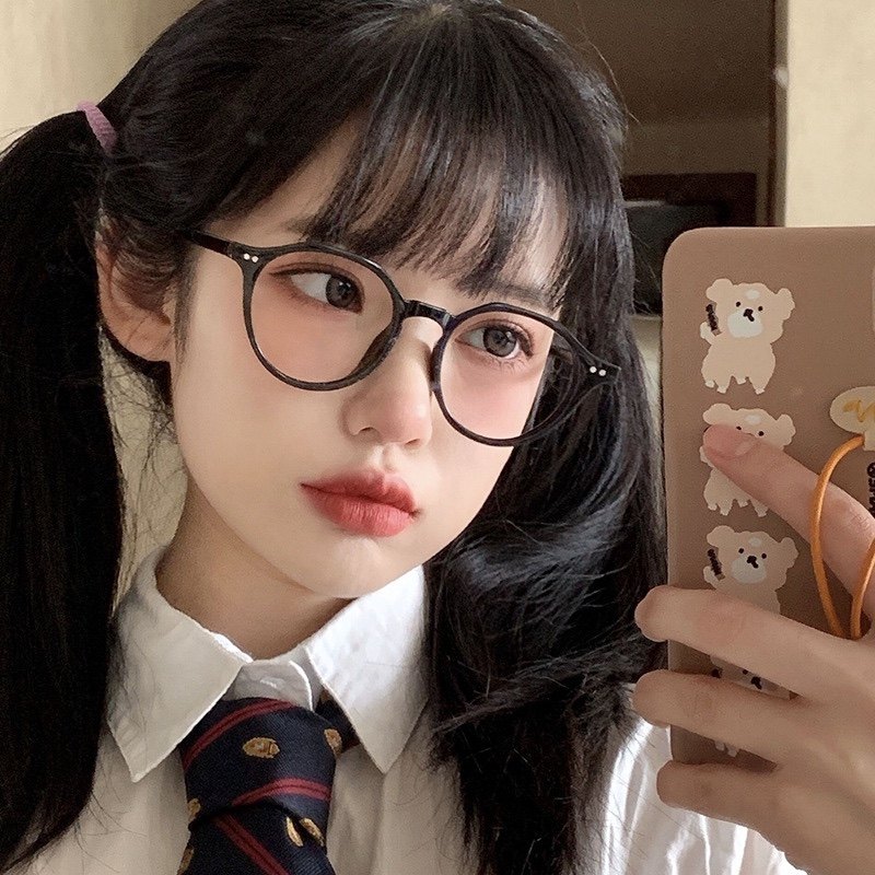 大媛家Sunny 韩版ins软妹眼镜框网红复古眼睛框镜女大脸可配近视