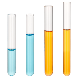 荣力普玻璃试管高硼硅耐高温平口圆底加厚加热试管带橡胶塞化学实验室用器材试管架10/12/13/15/18/20/25mm