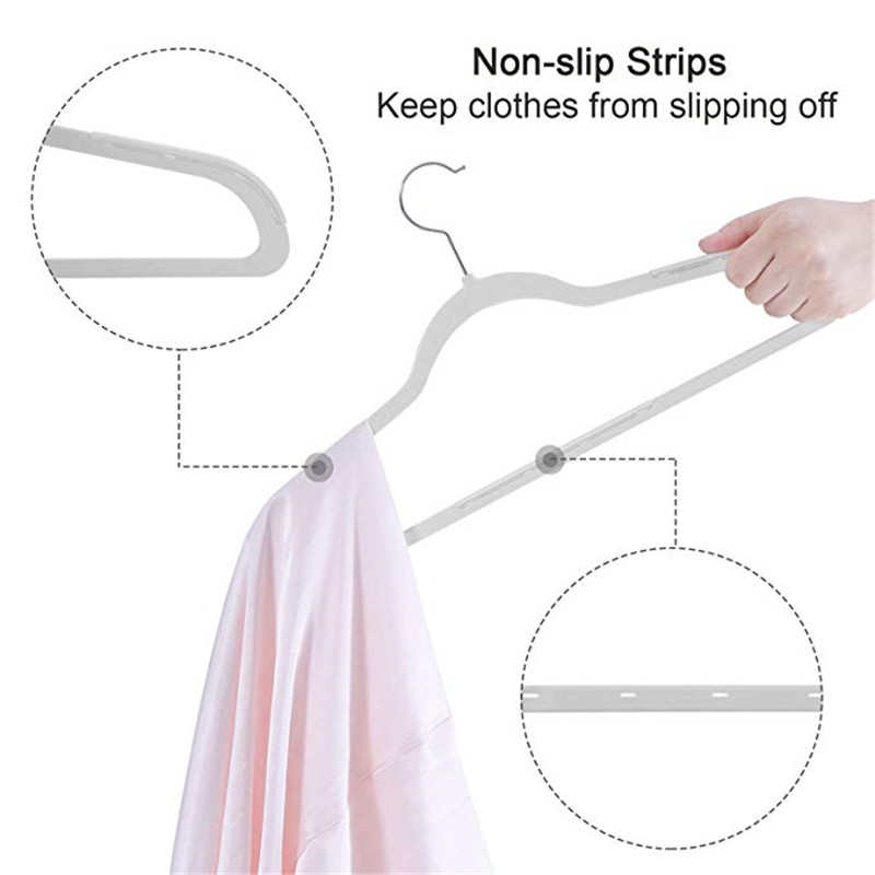 45cm防e滑衣架多功能防风家用挂衣衣服挂钩架塑料晒凉衣撑子