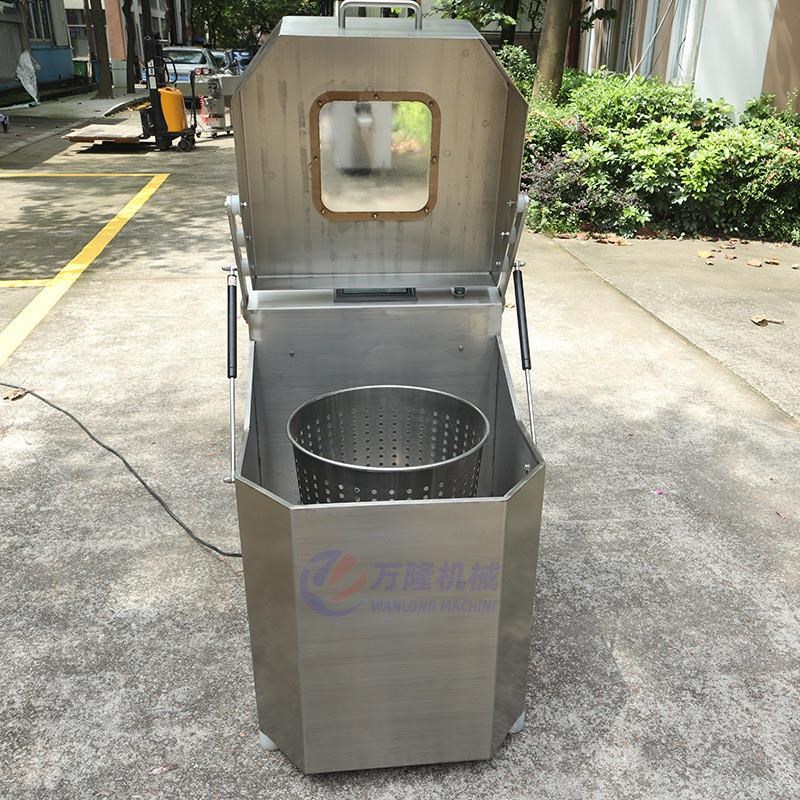 不锈钢沙拉白菜干燥设备全自动智能蔬菜甩干机小S型立式菜叶脱水