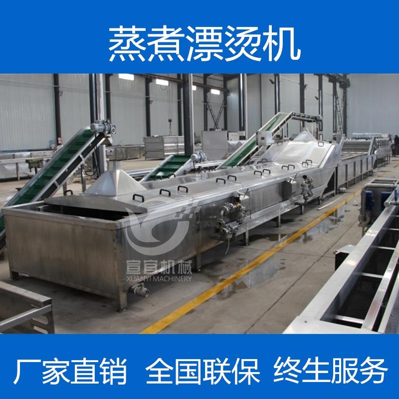 厂家销售橘子黄桃罐头杀青护色漂烫机 青梅蒸煮漂烫机巴士杀菌机