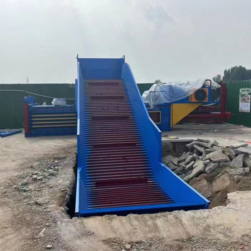 江门140/160/200吨液压打包机 饲料280油缸打包机 卧式打包机