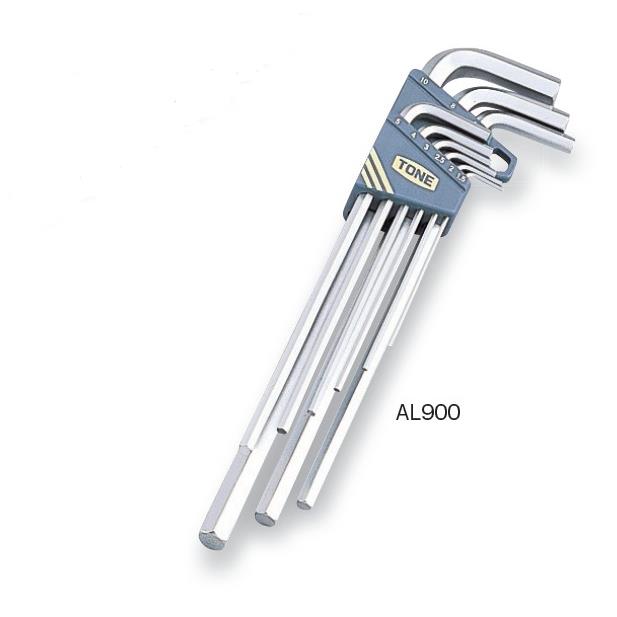 现货日本前田TONE平头加长内六角扳手 AL900 BL900 AS900扳手组套