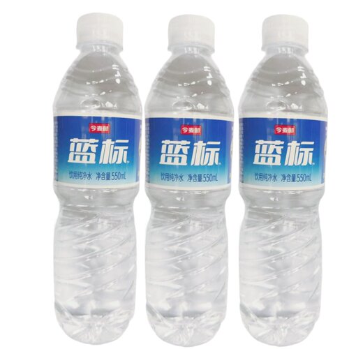 今麦郎550ml软水纯净饮用水