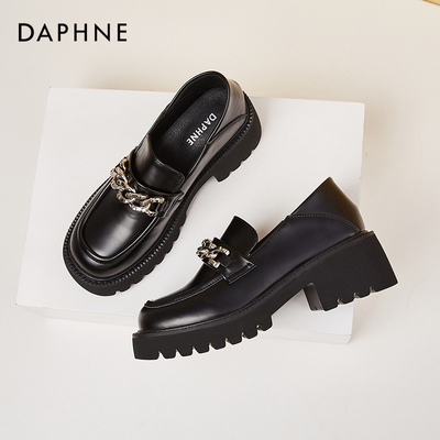 Daphne/达芙妮单鞋小皮鞋乐福鞋