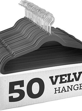 Non slip velvet clothes hanger dress Coat Hanger holder rack