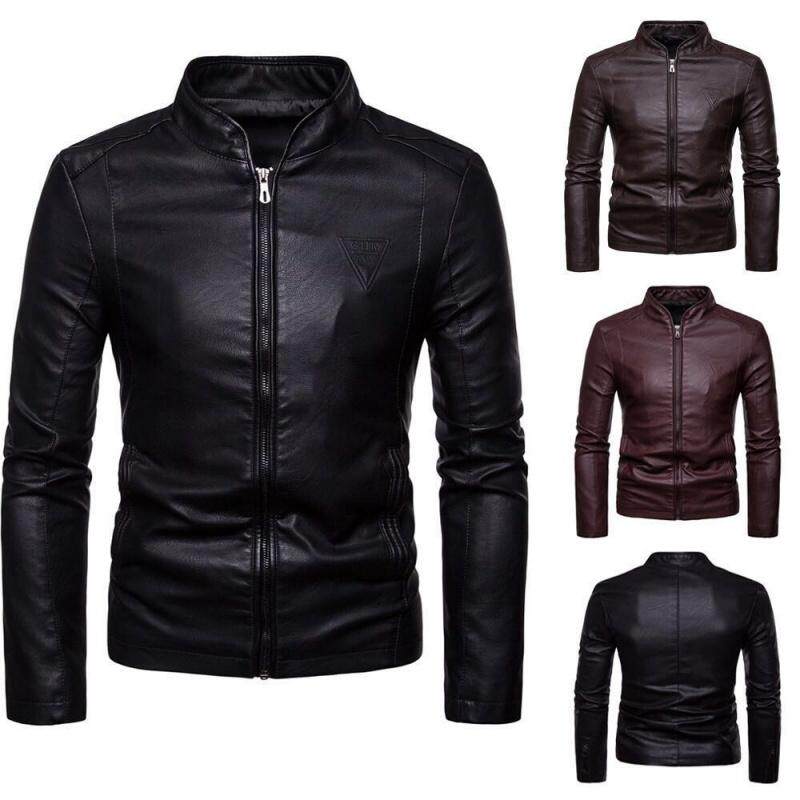 男人皮衣夹克Manleather