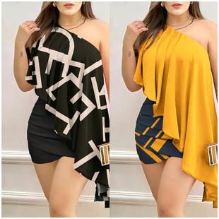 Street Open Neck 2023 Step Gothic One Dress Spring