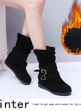 Padded cotton boots for ladies of size 35-43大码女士加厚棉靴