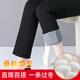 子女蚕丝妈妈棉裤 棉裤 直筒中老年裤 加绒加厚外穿2023新款 女冬季
