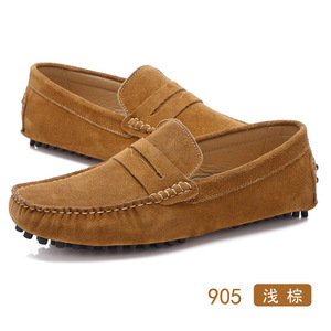 豆豆男鞋真皮休闲单鞋man