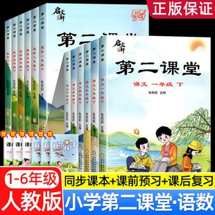 2026新启文轩第二课堂一年级上册二年级语文三四五六年级上下册数学人教版小学教材讲解同步练习册笔记课前预习资料课本训练