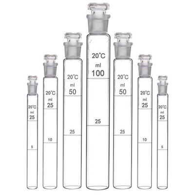具塞比色管 50ml 25ML 10ML100ML 纳氏比色管玻璃比色管化学仪器
