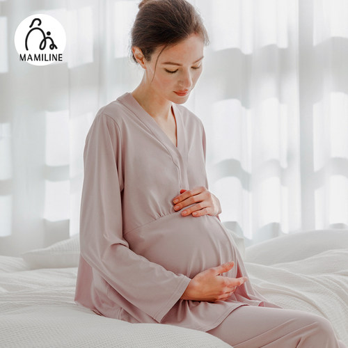 月子服孕妇睡衣莫代尔夏季