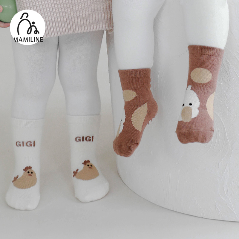 MAMILINE婴童宝宝长筒袜防滑袜练步儿童新生儿小童长袜子男女宝宝