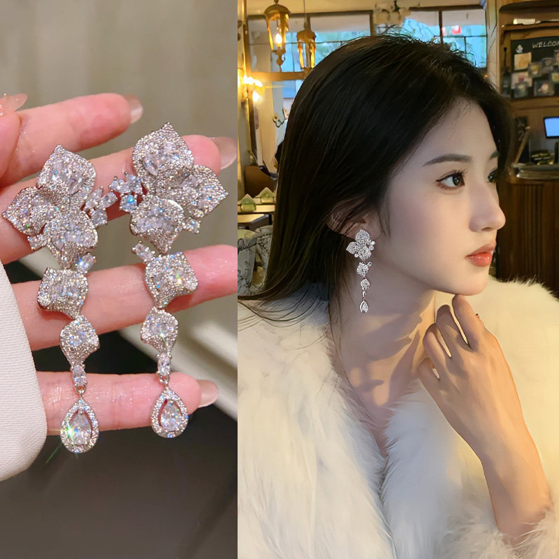 轻奢高级感小众水滴耳夹无耳洞