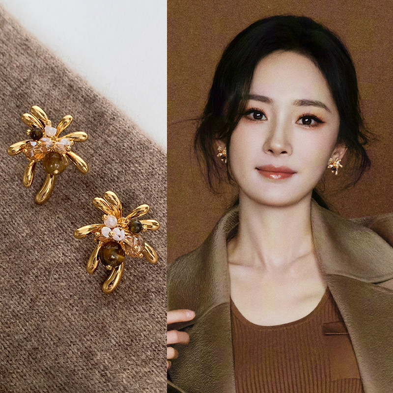 复古美拉德不规则烟花耳夹无耳洞小众设计绝美耳环秋冬轻奢耳饰女,饰品/流行首饰/时尚饰品新,耳夹,淘宝优惠券,粉丝福利购,淘宝优惠卷