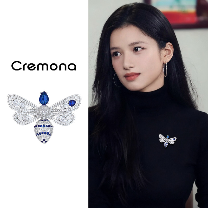 轻奢高级感小蜜蜂胸针高端精致时尚毛衣胸花小众独特设计别针配饰,饰品/流行首饰/时尚饰品新,胸针,淘宝优惠券,粉丝福利购,淘宝优惠卷