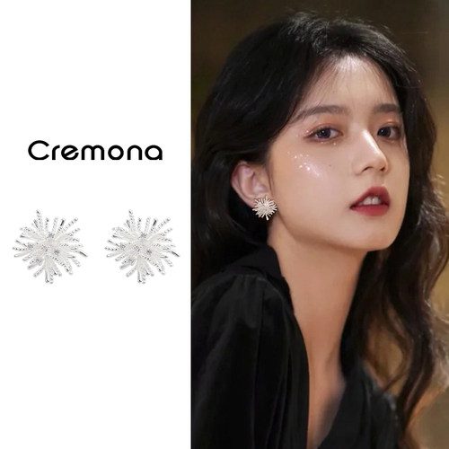 小众设计烟花耳夹独特漂亮精致