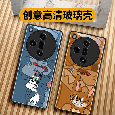 适用oppofindx系列玻璃手机壳