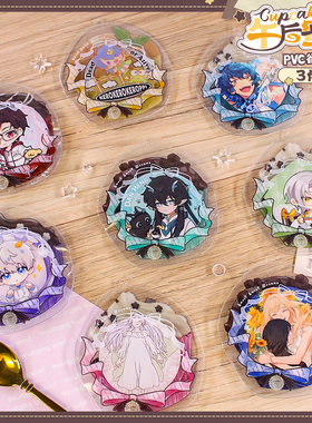 谷的Time现货 午后蜜语蛋糕原创谷美亚克力吧唧徽章徽章PVC收纳袋