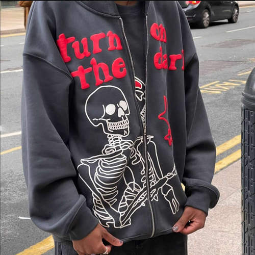 Pullover Jacket Tops Hoodies Clothes套头衫上衣连帽衫印花骷髅