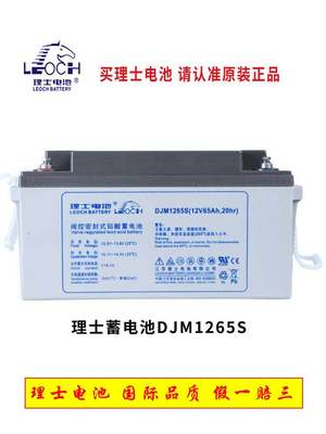 理士蓄电池DJM12100S/UPS直流屏系统12V100AH铅酸免维护12V65AH