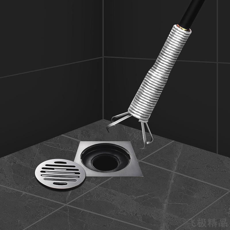 通下水道异物夹取器家用四爪弹簧