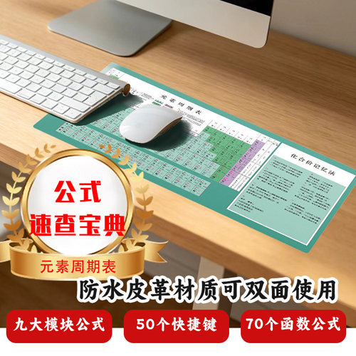 化学元素周期表鼠标垫皮革