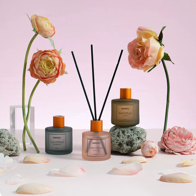 MINISO名创优品北欧风系列磨砂圆瓶香薰50mL香薰香料香氛卧室客厅,洗护清洁剂/卫生巾/纸/香薰,香薰香料,淘宝优惠券,粉丝福利购,淘宝优惠卷