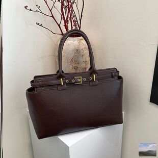 突然的喜欢王玉雯林欢儿同款包包复古轻奢法式手提简约托特腋下包