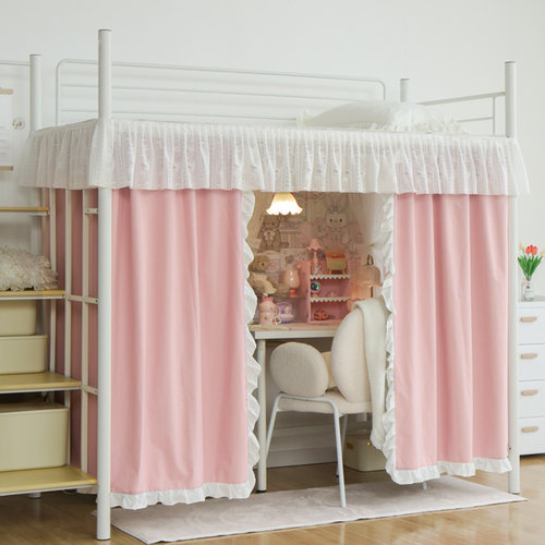 上床下桌遮挡帘宿舍下铺轨道床帘