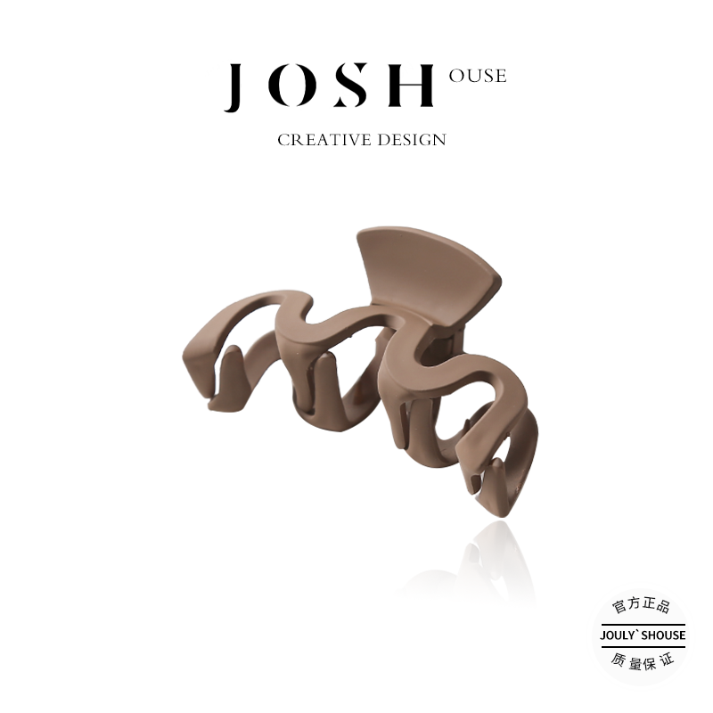 韩版气质波浪抓夹女高颜值盘发抓夹个性甜美发夹网红百搭发饰精致