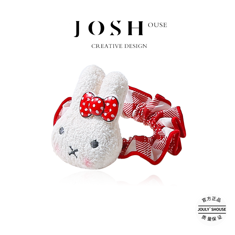 个性甜美米菲兔肠圈i可爱少女心橡皮筋扎发不伤发发圈日韩高弹力