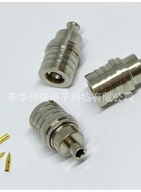 QMA-JB2连接器公头内螺内针接RG405/086线缆50-2半柔系列D