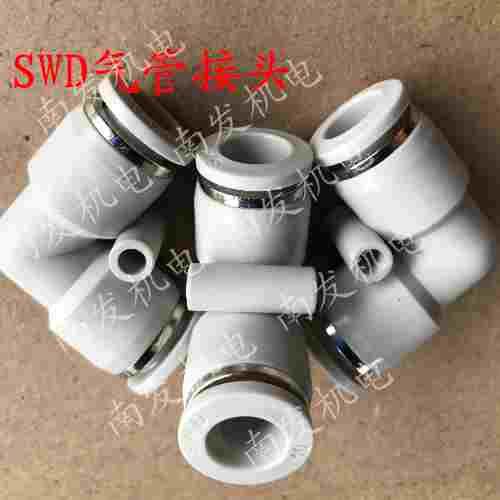 SWD白色气管快插弯头 PV4 6 8 10 12 14 16快接弯头