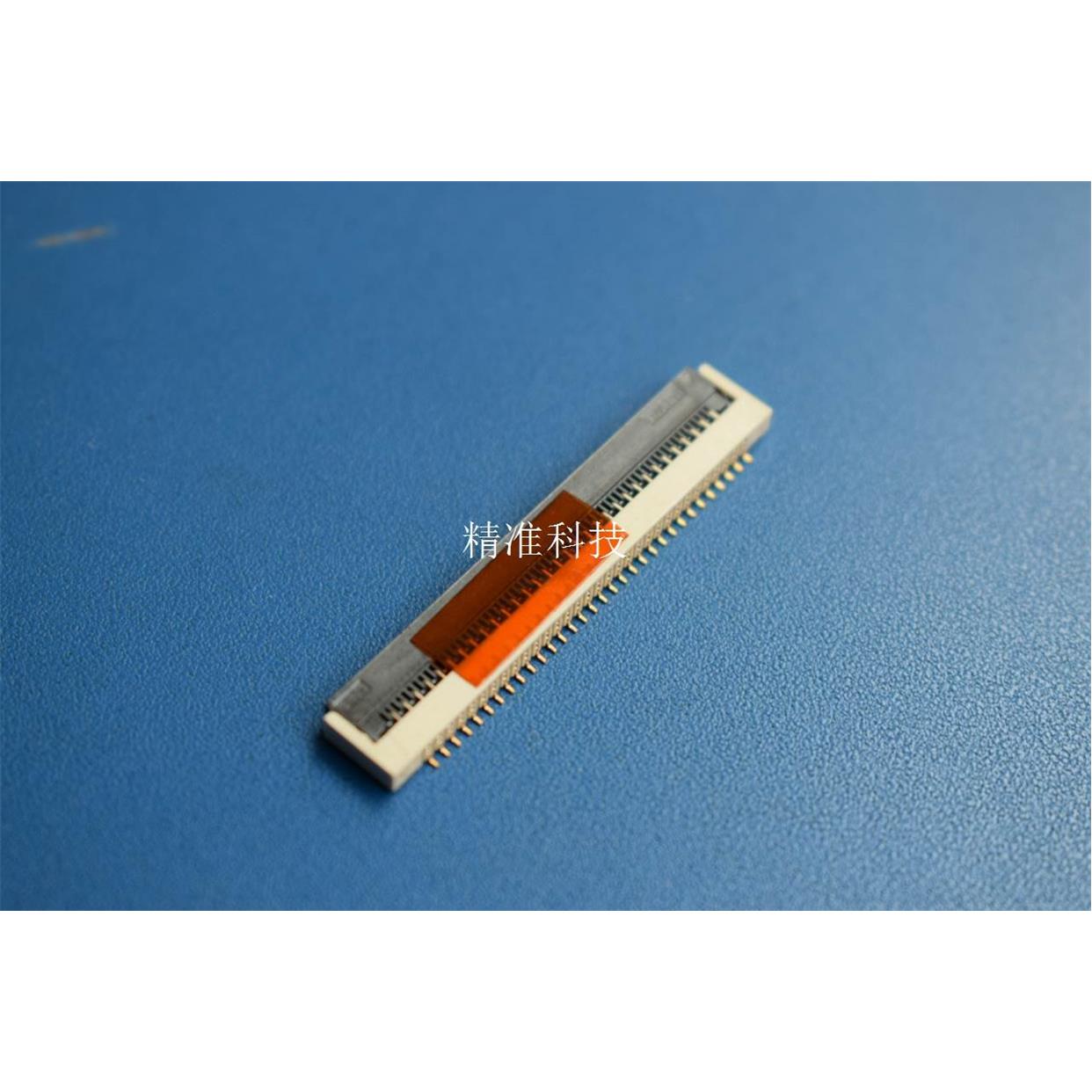 fpc连接器 32p 1.0mm间距 翻盖式下接 镀金FFC连接器32pin 排线座