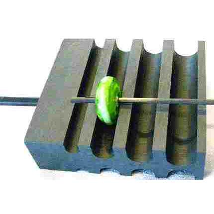 灯工8槽玻璃滚珠球石墨模具 DONUT BEAD GRAPHITE ROLLER/SHAPER
