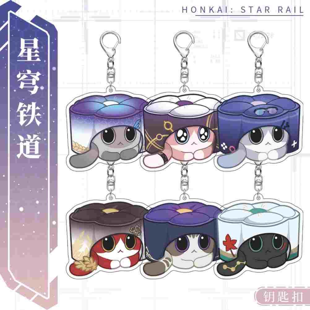 猫猫糕星穹铁道希儿三月七阿兰桂乃芬刃克拉拉卡芙卡黑塔丹恒挂件