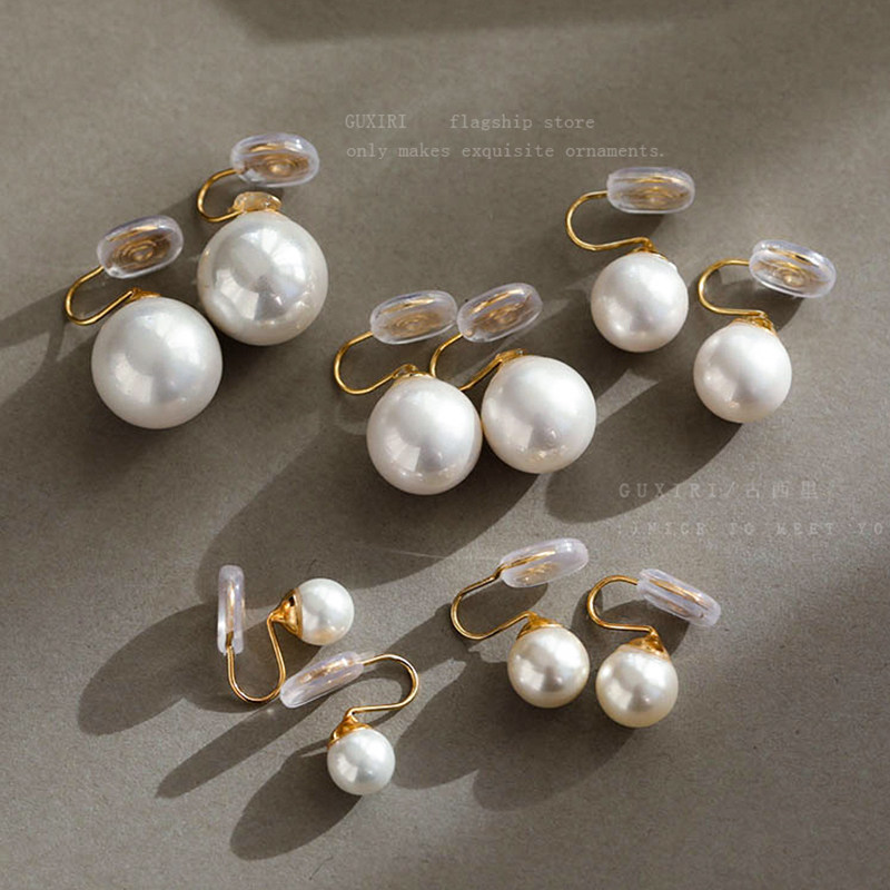 法式复古珍珠耳夹女无耳洞耳环2025新款秋冬高级感爆款蚊香盘耳饰,饰品/流行首饰/时尚饰品新,耳夹,淘宝优惠券,粉丝福利购,淘宝优惠卷