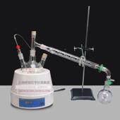 500ml恒温提纯套装 250 蒸馏器真空泵负压实验室 置SSJ 减压蒸馏装