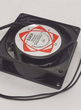 SUNOH风扇轴流风机SF8025AT 2082HSL散热风扇80*80*25mm电压220V