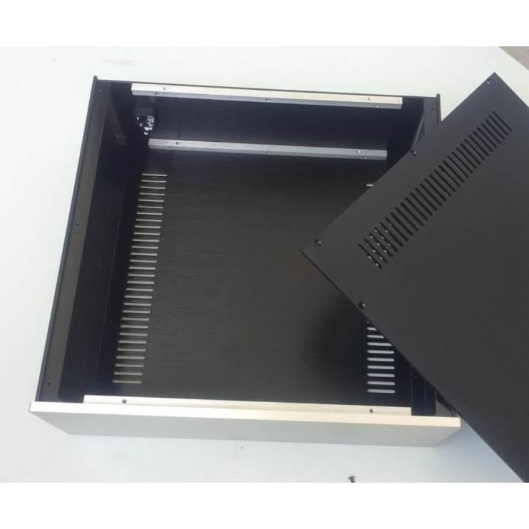 全铝合金前级/合并//电源箱/胆机/功放机箱//（430X140X400mm）