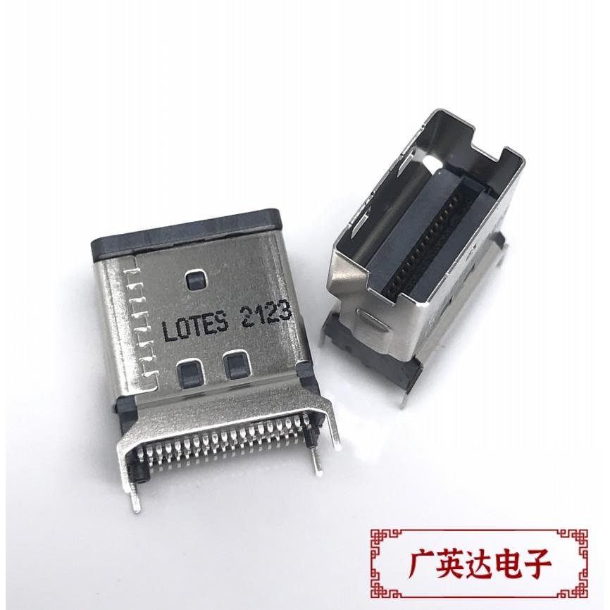 LOTES SLIM SAS插槽直立式 SFF8654数据线母座38P ASASS008-P101A