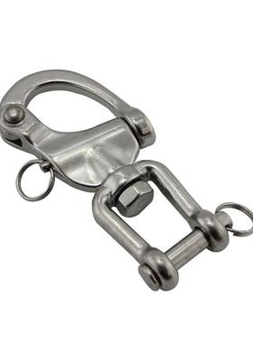 RICHWITS  不锈钢316叉式旋转弹簧卸扣 手拉卸扣 snap shackle