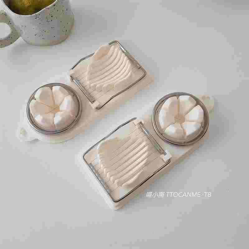 &ldquo;切蛋 水果 热狗 切片&ldquo;食物分割多功能不锈钢切片松花蛋餐厅