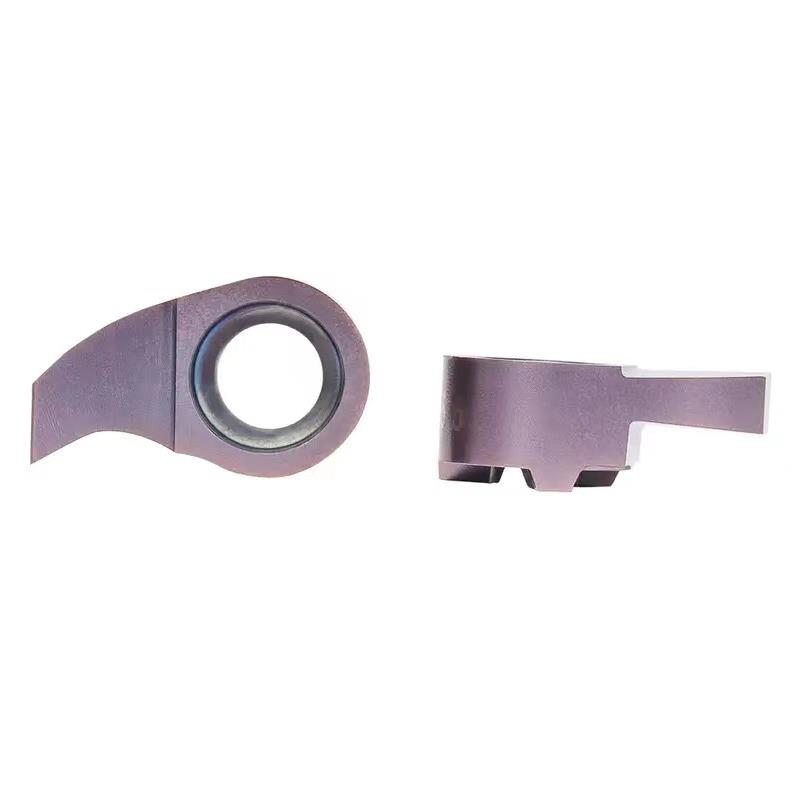 数控内孔深槽刀片小孔挖槽逗号刀头MB07/05/09圆弧角刀粒